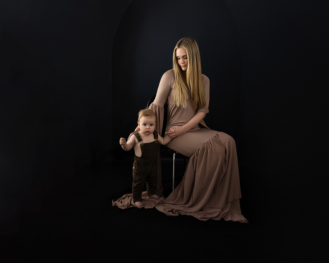 Posed Mum and 1 year old son