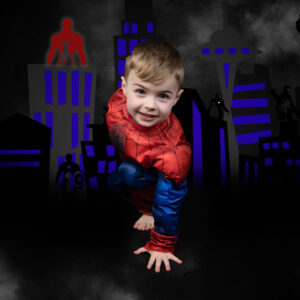 spiderman photography session