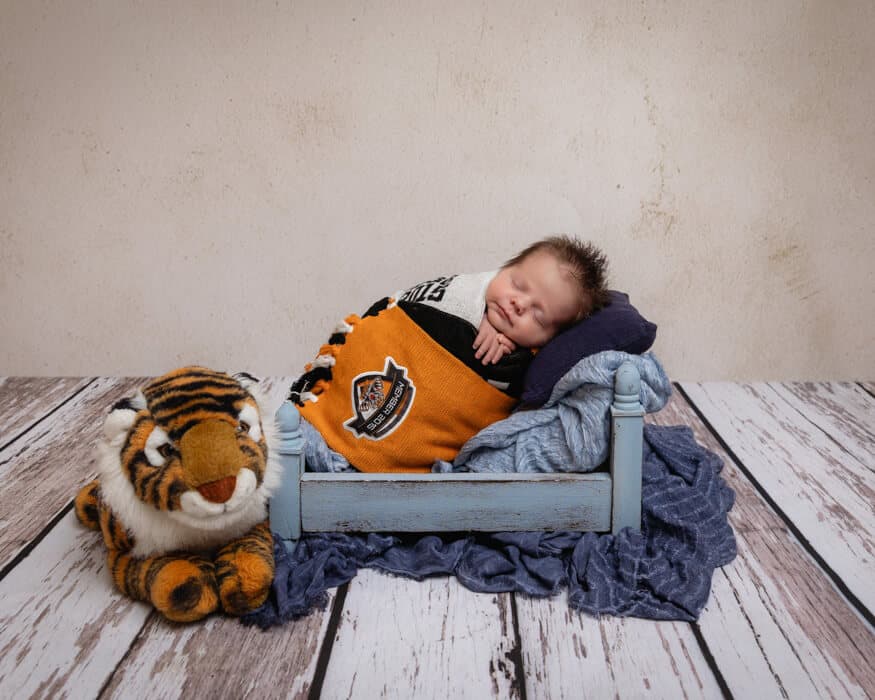 newborn shoot tigers football